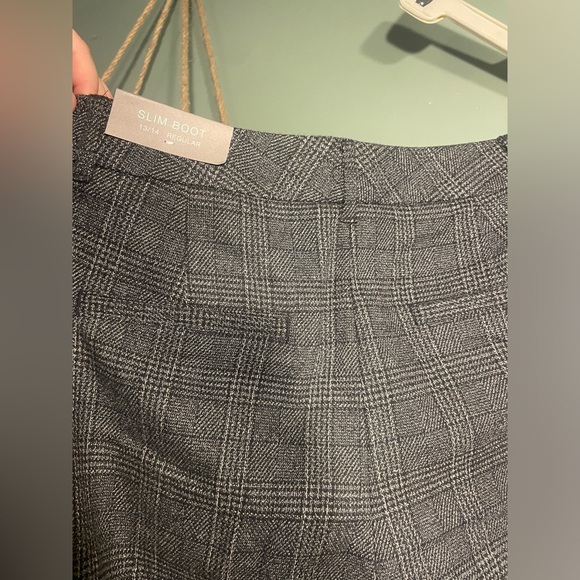 Gray Plaid Pants NWT - Picture 2 of 4